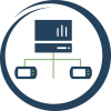 Icon showing eFund can process payment contributions through donation pages, track ticket sales and process credit cards contributions